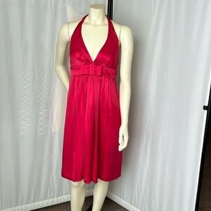 Kay Unger vintage silk halter cocktail dress